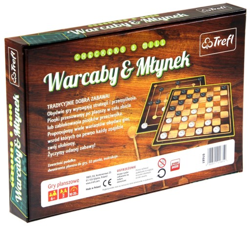 НАСТОЛЬНАЯ ИГРА 2 в 1 - МЕЛЬНИЦА ШАШЕК И БУЛЬВ