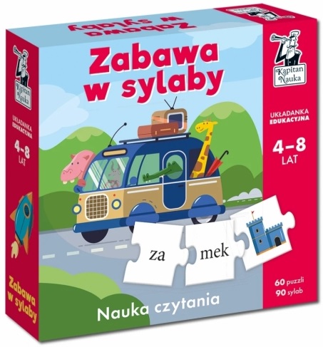 Слоговая игра для детей 4-8 лет. Развивающая головоломка