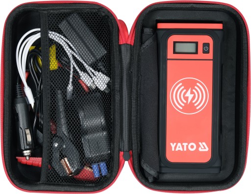 ПУСКОВОЕ УСТРОЙСТВО YATO POWER BANK 16000мАч ЖК-дисплей С ИНДУКТИВНОЙ ЗАРЯДКОЙ