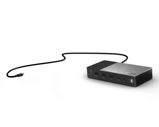 MSI USB-C Docking Station Gen 2 USB 3.2 Gen 2 (3.1 Gen 2) Type-C Czarn...