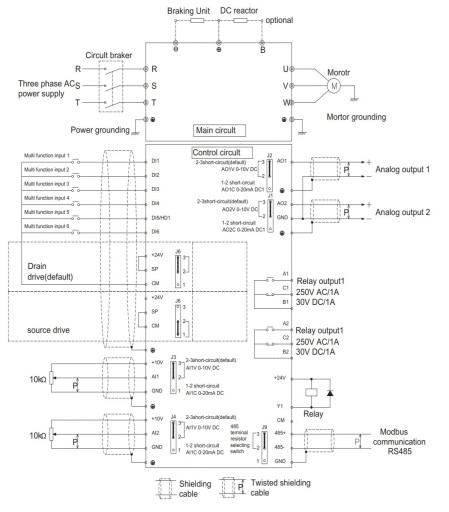 HNC ИНВЕРТОР HV610-004G3 4 кВт