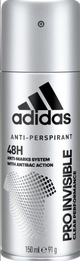 Dezodorant Adidas Pro Invisible Antyperspirant W Sprayu Oryginalny 150ml x3