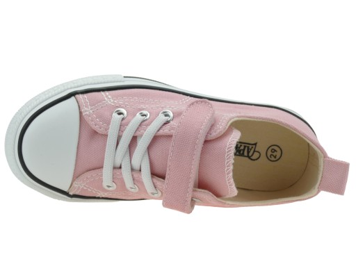 BUTY DZIECIĘCE KLASYCZNE TRAMPKI NISKIE RZEPY 28