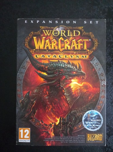 Коробка для ПК World of Warcraft Cataclysm WoW