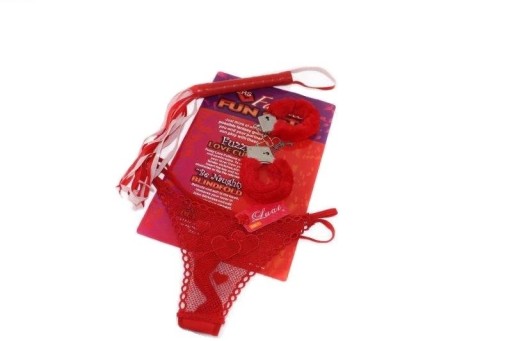 LOVE SET НАРУЧКИ, Кнут, Стринги в ПОДАРОК