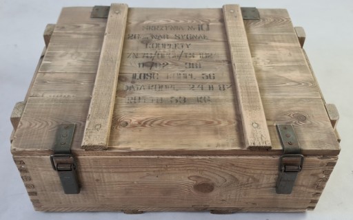 Полированный военный сундук, багажник, отделение для вещей, 112x43x62 Лофт-Стиль