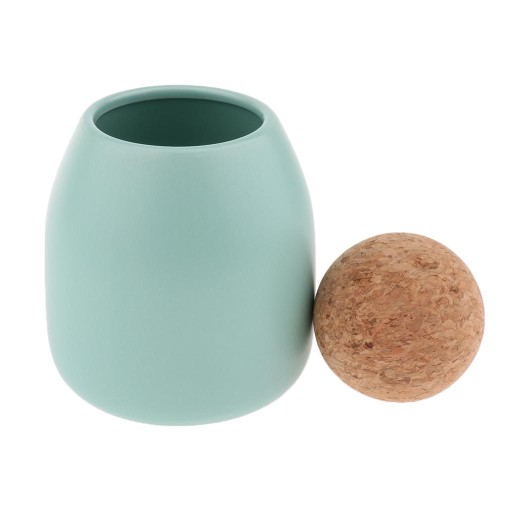 Ceramiczny pojemnik do przechowywania żywności Light Green-S (Ball Top)