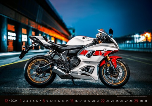 Duży kalendarz MOTORBIKES 2024 MOTOCYKLE MOTORY