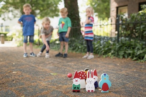 BS TOYS ДЕРЕВЯННАЯ ИГРА ДЛЯ БОУЛИНГА ГНОКИ