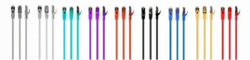 ПАТЧКОРД LAN ETHERNET RJ45 CAT6A СЕТЕВОЙ КАБЕЛЬ FTP 0,5 М ФИОЛЕТОВЫЙ