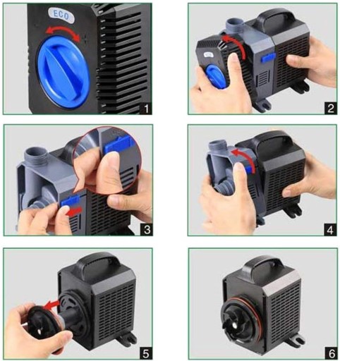 Насос ECO CTP-2800 3000л/ч 10Вт Многофункциональный насос для пруда