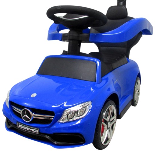 Автомобиль Mercedes AMG c63 с толкачом+музыкой+гудок