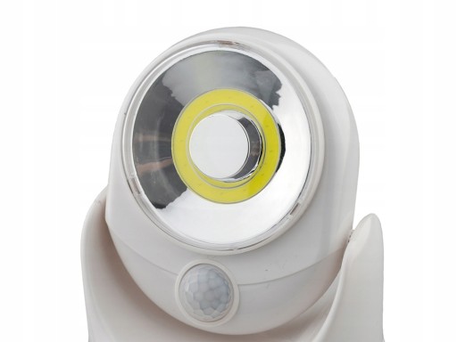 Lampka z czujnikiem ruchu LED cob 360 na baterie
