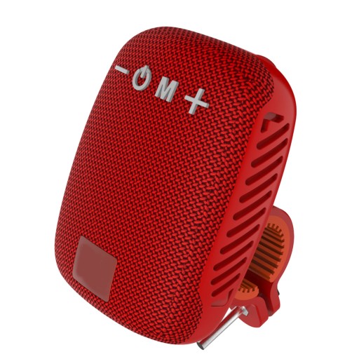 ВЕЛОСИПЕДНЫЙ ДИНАМИК ВОДОНЕПРОНИЦАЕМЫЙ BLUETOOTH 5.0 СИГНАЛ FM-РАДИО КРАСНЫЙ