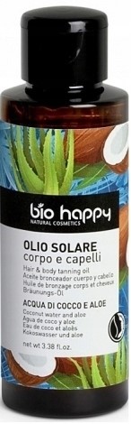 Bio Happy olejek Woda Kokosowa Aloes ciało włosy