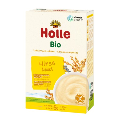 HOLLE BIO, ПШО ЦЕЛЬНОЗЕРНОВОЕ ДЛЯ ДЕТЕЙ, ОРГАНИЧЕСКОЕ, БЕЗ МОЛОЧНОГО
