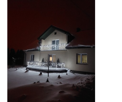 Icicles 500LED Уличные светильники Белый + Синий FLASH IP44