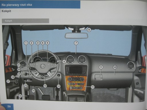 MERCEDES W164 ML 2005-2008 инструкция по эксплуатации PL