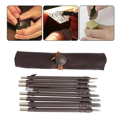8x carving tools in