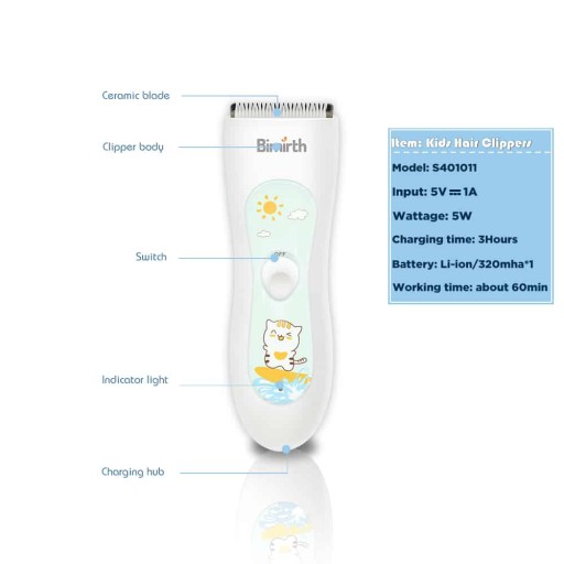 Bimirth S401011 Детская машинка для стрижки волос FUT
