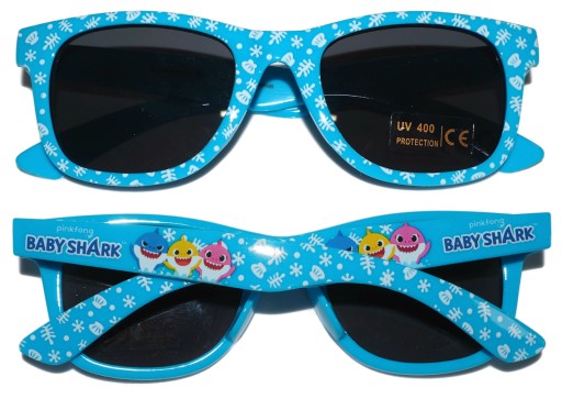 Солнцезащитные очки BABY SHARK в форме акулы UV400