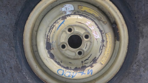 ЗАПАСНОЕ КОЛЕСО 14 4X100 FI57 RENAULT OPEL VW HONDA