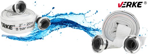ПОЖАРНЫЙ ШЛАНГ С ТРУБКОЙ ДЛЯ ГРЯЗНОЙ ВОДЫ Септик 2 ДЮЙМА, 20М НАСОСЫ С СОЕДИНИТЕЛЯМИ