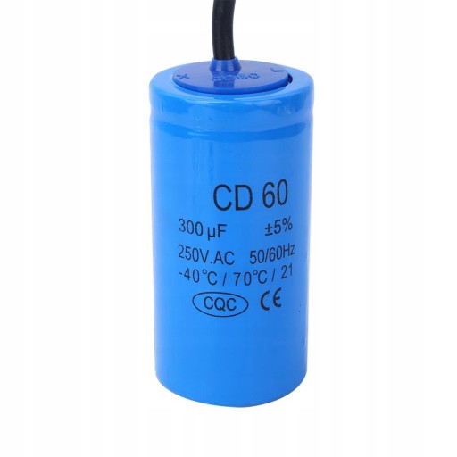 Коммутирующий конденсатор CQ CD60 250 В 300 мкФ Трансмиссия