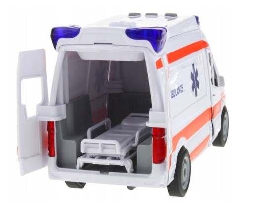 AMUBALNS KARETKA POGOTOWIA AUTO VAN DŹWIĘKI NOSZE