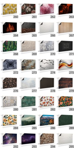 MATA MAGNETYCZNA NA GRZEJNIK MAGNES LIŚCIE EUKALIPTUSA NATURA 90x60