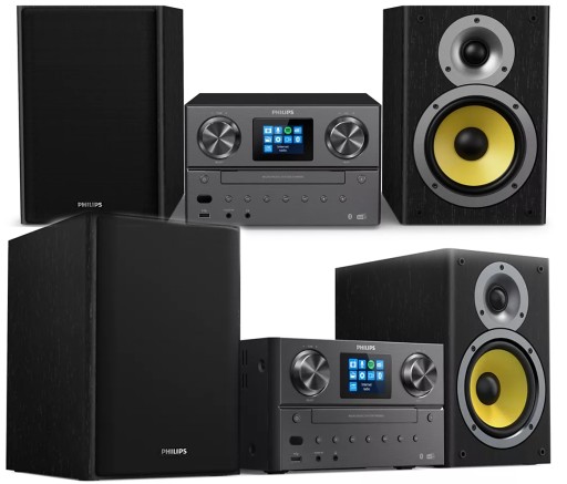 Philips TAM8905 DAB+ Bluetooth-микросистема Spotify MP3-стереосистема