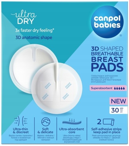 CANPOL BASIC ГЕЛИРУЮЩИЕ ПРОДУКТЫ ДЛЯ ЛАКТАЦИИ 30 шт.