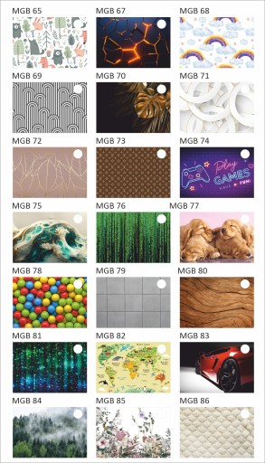 Podkładka na biurko micke 73x50 liście monstera