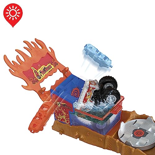 Hot Wheels Monster Truck Arena Smashers Color Shifters 5 Спасательная сигнализация HPN73