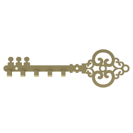 ZŁOTY KLUCZ WIESZAK NA KLUCZE OLD KEY GOLD 16028