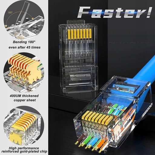 ZESTAW NARZĘDZI SIECIOWYCH DO WTYKÓW PRZELOTOWYCH RJ45 TESTER ZACISKARKA
