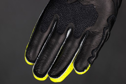 HUSAR ZR RACE fluo SKÓRZANE RĘKAWICE MOTOCYKLOWE
