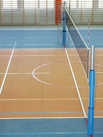 SIATKA DO SIATKÓWKI PROFESJONALNA MECZOWA MOCNA 9,50 x 1M PP4 + ANTENKI