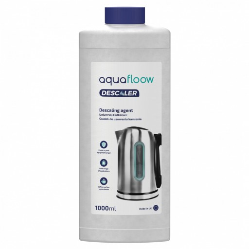AquaFloow Descaler 5x 1л - универсальное средство для удаления накипи для кофемашин и бытовой техники