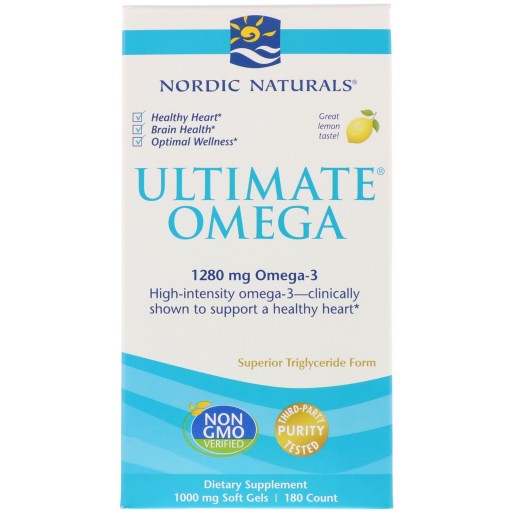 Nordic Naturals Ultimate Omega, 1280mg 180 kaps
