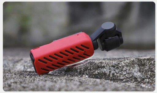 Etui Case Osłona Ochronna Antypoślizgowa Na DJI Osmo Pocket 3 - Czerwona