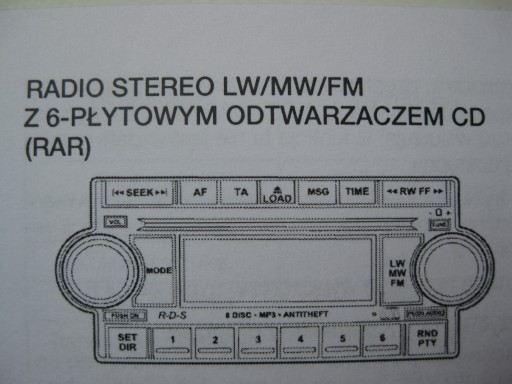 Chrysler Polska instrukcja radia nawigacji Jeep