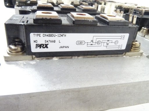 Транзистор CM400DU-12NFH SKM195GM + жидкостный радиатор