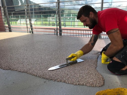шпатель для пола из нержавеющей стали STONE CARPET RESIN