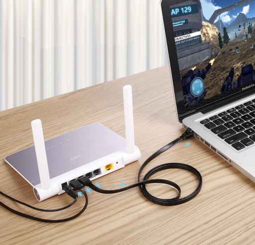 UGREEN ПЛОСКИЙ ИНТЕРНЕТ-КАБЕЛЬ ETHERNET RJ45 CAT7 10