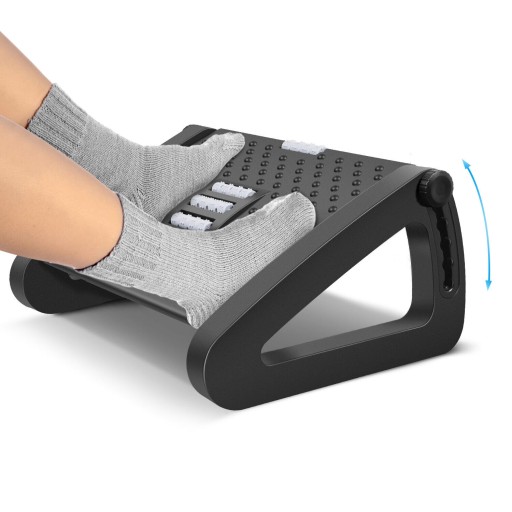 PODNÓŻEK BIURKA ERGONOMICZNY KĄT 10°-45° NASTAWNY