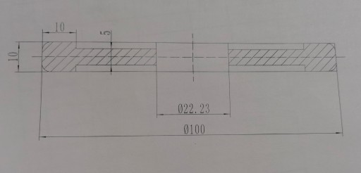РЕЗКА ДЛЯ ПОДОДОНА С АЛМАЗНЫМ ДИСКОМ FI 100 22.23