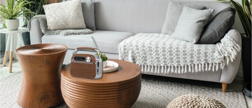 ПОРТАТИВНОЕ РАДИО РЕТРО BLUETOOTH AM/FM/MP3/USB/SD
