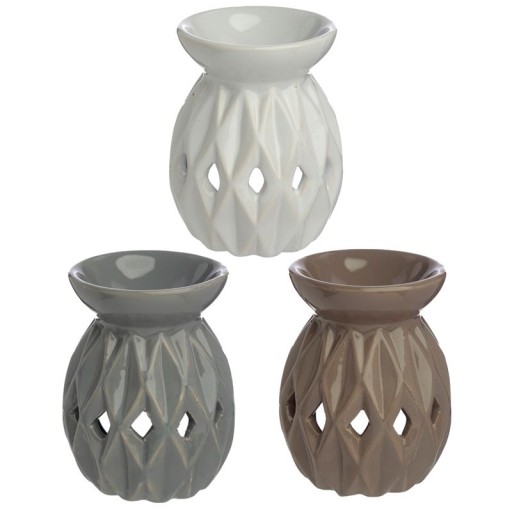 Ceramiczny kominek zapachowy 11,5cm brązowy
