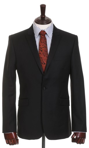 Черный мужской смокинг TED BAKER, 100% шерсть, размер 50